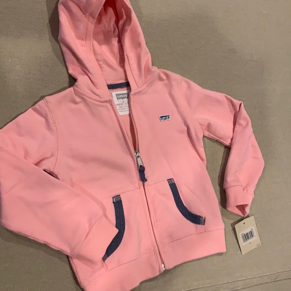 Levi’s Children’s Warm-up (zip front) with pockets and hood
